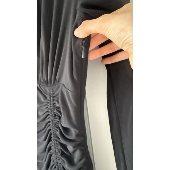 Zara Black dress V-neckline - Size S New - Picture 7 of 10